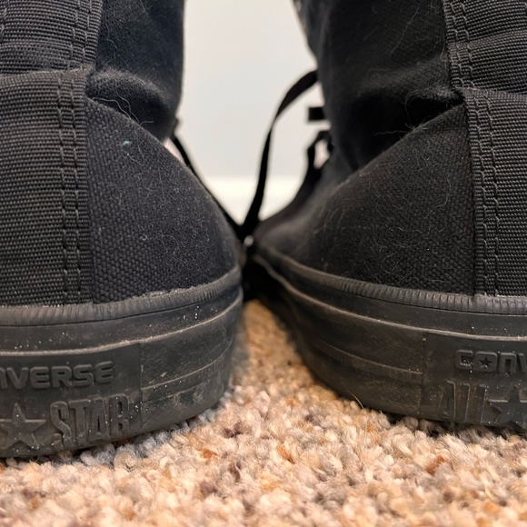 Black Converse High Top Chucks - Picture 3 of 5